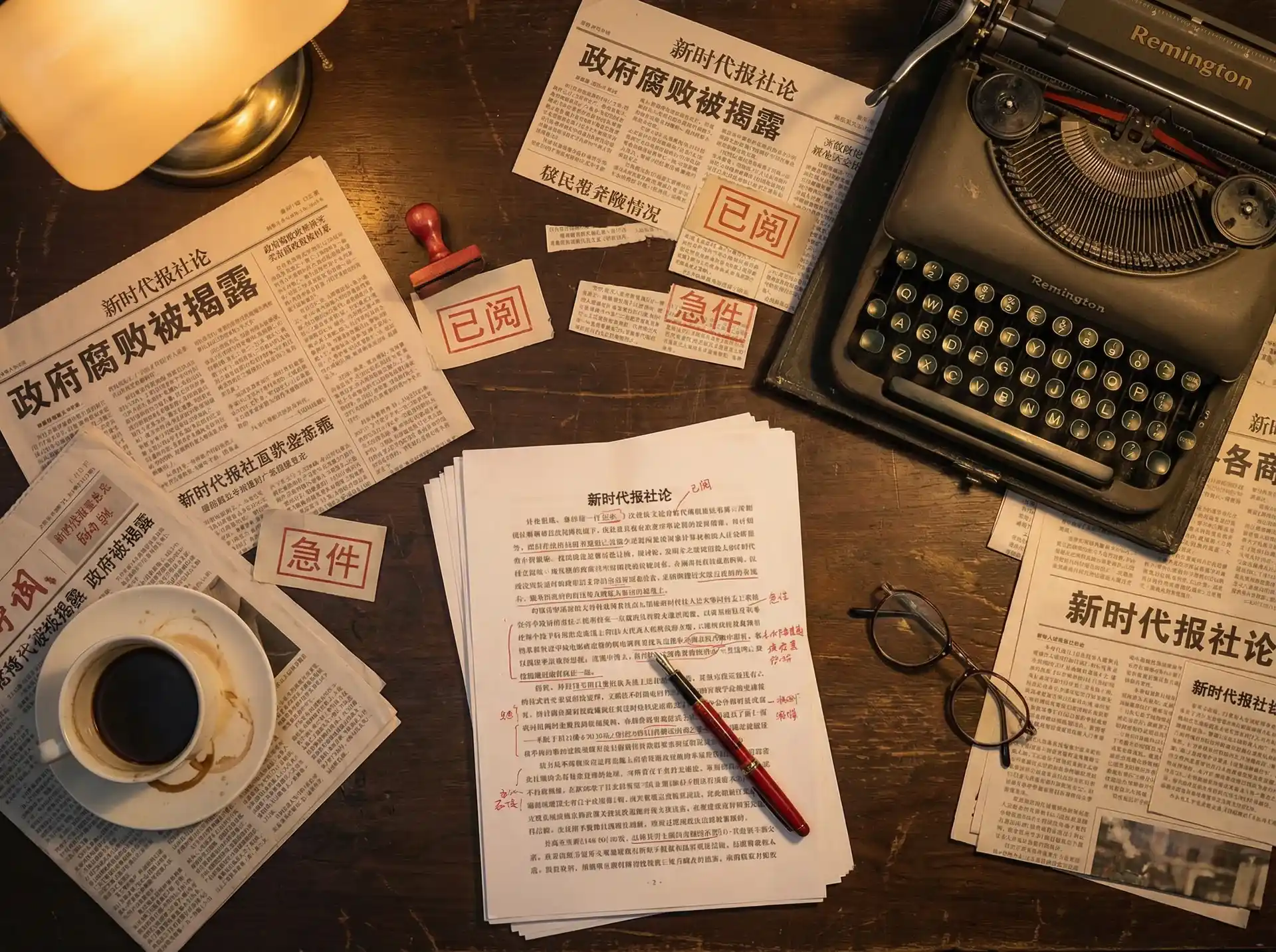 黑料网 - 报社编辑部工作场景